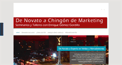 Desktop Screenshot of denovatoachingondemarketing.com